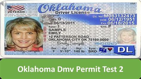 oklahoma drivers license test online